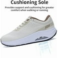 thumbnail image 5 of GOOBON Wide Toe Box Walking Shoes Womens Arch Support Orthotic Sneakers Plantar Fasciitis Tennis Running Shoes Fashion Sneakers for Foot Pain Relief US 6-11, 5 of 7