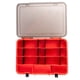 thumbnail image 2 of Caja de aparejos de pesca Compartimento Almacenamiento de cebos para señuelos Portaequipos de pesca (Rojo), 2 of 7