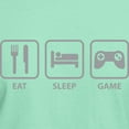 thumbnail image 3 of CafePress - Eat Sleep Game Dark T Shirt - Men's Classic Graphic Cotton T-Shirt, 3 of 4