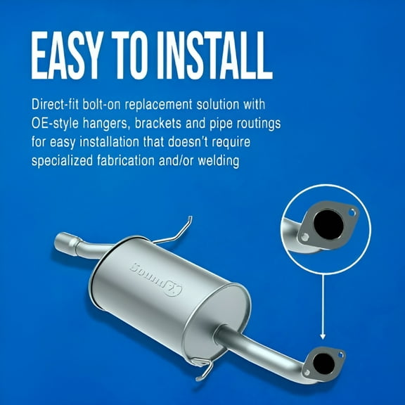 Walker Exhaust SoundFX 18890 Exhaust Muffler Fits select: 2002-2005 DODGE RAM 1500