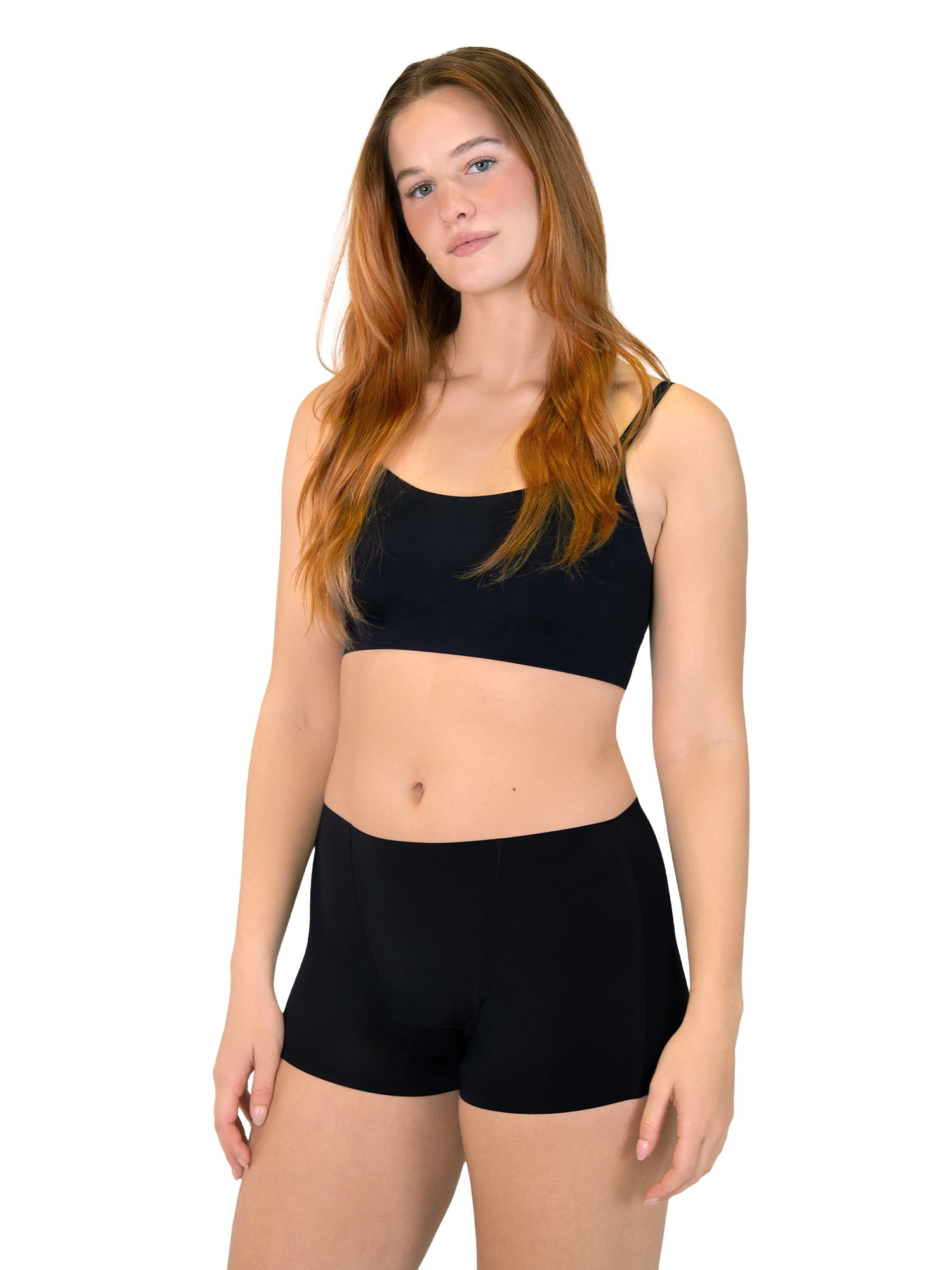 No Boundaries Overnight Short Super Absorbency Leakproof Period Underwear, XS - XXL