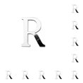 thumbnail image 3 of Billuyoard 3D letras en inglés acrílico espejo superficie pared pegatina acrílico alfabeto cartel dormitorio Festival fiesta decoración DIY R 10piezas, 3 of 6