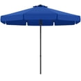 thumbnail image 3 of ABCCANOPY 9ft Outdoor Market Hand Push Patio Umbrella With Hanging Edge,12+Colors, Blue, 3 of 8