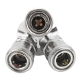 thumbnail image 4 of Acoplador rápido de 3 vías, tipo Universal, rosca macho, accesorios giratorios para compresor de aire, acero al carbono, cromado, G1/2 ANGGREK Otros, 4 of 9