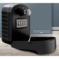 thumbnail image 1 of Caja para llaves grande y segura negra nueva generación con código y llaves de emergencia, caja para llaves montada en la pared con cubierta protectora externa para fábrica, automóvil, garajes, 1 of 5