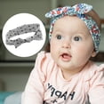 thumbnail image 6 of Polka Dot Bow Headband Fashion Cute Cotton Hair Band for Teenager Gray 7.7Inch, 6 of 6