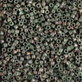 thumbnail image 2 of Miyuki Delica Seed Beads – Size 11/0 (1.6 mm), DB0131, Opaque Dark Olive Luster Dyed, 7.2 g, Approx. 1440 Beads, 2 of 7