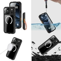 For iPhone 17 Pro Max Case Waterproof Magsafe Screen Protector [IP68 Underwater][Dropproof][Dustproof]Shockproof Protective Phone Case 6.9" 2025