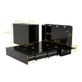 thumbnail image 4 of ModMakers Murphy Bed Cabinet, Queen Foldable Bed Chest with 2 Drawers for Bed Room, Modern 2 in 1 Convertible Chest Bed with USB and Charging Ports for Adult, Easy Assembly, Black, 4 of 8