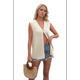 thumbnail image 3 of Chaleco de Punto para Mujer, y Verano, Cuello en V, Sin Mangas, Cárdigan con Botones, Informal, , Top Sin Mangas. Albaricoque L, 3 of 10