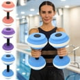 thumbnail image 6 of Butterfly Floating Aqua Dumbbell Pool Fitness Equipment Buoyant Resistance Training Tool Water Yoga Swimming Aid (Purple), 6 of 6