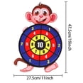 thumbnail image 2 of Objetivos Colgantes, Regalo Para Niños, Dispositivo De Seguridad, Tablas De Tiro Educativas Tempranas, Tiempo Libre, Juguetes Deportivos, Juego De Diana De Dibujos Animados 1 Juego qarigey OD015626-03, 2 of 5