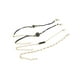 thumbnail image 1 of Qarigey 4 Uds. redonda de circón, pulseras de moda hechas a mano, modernas, ligeras, cómodas cadenas delicadas, cumpleaños, Navidad Ropa, zapatos y accesorios Miscelánea Qarigey AP016396-00, 1 of 6