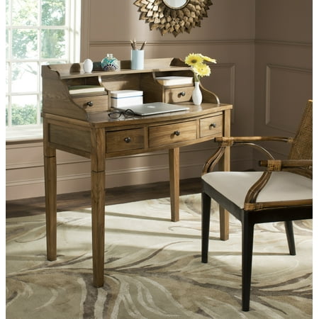 Safavieh Landon Solid Contemporary 5 Drawer Writing Desk Walmart Com