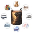 thumbnail image 6 of Daiia Lake Meditating Elephant Round Laundry Basket with Handles Thickened Waterproof Circular hamper,Dirty Clothes Storage Basket for Bedroom,Bathroom,College Dorm-Small, 6 of 8