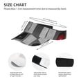 thumbnail image 4 of Kll Sport Sun Visor Hats Ball Caps Empty Top Baseball Sun Cap For Men Women-Cherries Laid, 4 of 8