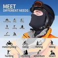 thumbnail image 3 of Ski mask for men full face mask balaclava black ski masks covering neck gaiter, 3 of 5