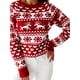 thumbnail image 1 of Sunloudy Suéter con estampado de copo de nieve de alce navideño para mujer, jersey de punto grueso informal de manga larga Sunloudy  moda, 1 of 9