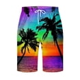 thumbnail image 3 of cllios Hawaiian Beach Shorts for Men,Men's Tropical Printed Hawaii Shorts Bachelor Party In The Swimming Pool Swimming Trunks 2024, 3 of 4