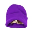 thumbnail image 1 of Gorro multicolor de otoño e invierno para hombres y mujeres con gorro con protección de oídos de punto cálido gorro frío de invierno cálido estado interior, 1 of 6