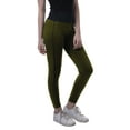thumbnail image 5 of Moomaya High Waist Leggings For Womens Pull On Soft Yoga Pants-CC, 5 of 6