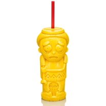 Geeki Tikis Rick and Morty Plastic Tumbler | Morty | Holds 21 Ounces