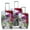 Coffee, variant on 3-Piece Printed Pattern Luggage Set, 20/24/28 Inch PC Suitcase with Combination Lock and Spinner Wheels