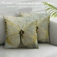 thumbnail image 3 of FUMJ Vintage  with Watercolor Butterfly Pillow Covers  Decorative Throw Pillow Case Cushion Cover for Home Sofa Bedding, 3 of 5