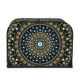 thumbnail image 2 of Uemuo Dot Mandala Print Toaster Cover 4 Slice, Small Kitchen Appliance Covers, Toaster Oven Cover with Loop, Bread Machine Cover Dust Cover Protection, 2 of 7