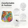 thumbnail image 6 of Lsque Dancing African Womans Printed Women's Running Shorts with Liner Pockets,Elastic Quick Dry Workout Athletic Gym Yoga Shorts,Womens High Waist Shorts-Small, 6 of 9