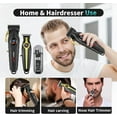 thumbnail image 6 of Professional Hair Clippers for Men, Electric Hair Clipper Set for Barber Kit ，Hair Clipper and Trimmer Set，Full Barber Clipper Set with LED Display Gifts Mens (Gold), 6 of 10