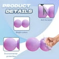 thumbnail image 3 of BESTSKY Massage Ball,4.7"*2.4"*2.4" Therapy Ball,Sweatproof Massage Ball For Back,Purple, 3 of 7