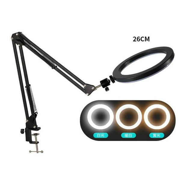 Soporte para Teléfono Celular Methold Con Brazo Articulado y Luz de Relleno Conjunto C