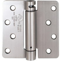 Self-Closing Door Hinge, 4 Inches, 1/4" Radius Corner, Antique Nickel by Stone Harbor Hardware