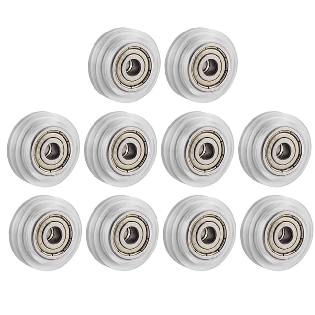 MasteelfCA 13 Pcs Roues d'Imprimante 3D Roulements à Billes en Plastique Roulements Passifs