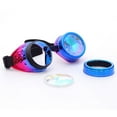 thumbnail image 2 of SAYFUT New Rainbow Kaleidoscope Glasses Welding Steampunk Goggles Diffraction Laser Crystal Lens, 2 of 5