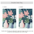 thumbnail image 4 of Yayeee Garden Flag 12" x 18" Double Sided Outdoor Yard Lawn Holiday Decorations, Pink Flowers, 4 of 6