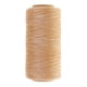 thumbnail image 1 of Hilo encerado redondo de 0,8 mm para la elaboración de pulseras y joyas de cuero, 240 yardas/rollo. Beige, 1 of 8