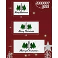 thumbnail image 6 of Garage Door Banner Cover 7 x 16 ft, Black White Green Checked Christmas Tree Christmas Garage Door Decorations Holiday Christmas Backdrop Decor for Winter New Year Xmas Party, 6 of 6