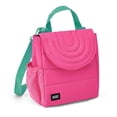 thumbnail image 6 of BUILT Insulated Reusable Polyester Kids Lunch Box Puffer Bag with Side Pocket, Pink, 6 of 13