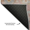 thumbnail image 5 of Addison Rugs Mayfield Premium Machine Washable Traditional Global Pink Rectangle Rug, 8' x 10', 5 of 6