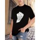thumbnail image 1 of Camiseta con estampado "Never Give Up", camisetas para hombre, camiseta informal de manga corta para verano, 1 of 6