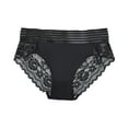 thumbnail image 3 of Bxsruta Women's Plus Size High Waist Seamless Thong Underwear with Breathable Lace for Everyday Wear & Workouts, 3 of 8