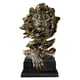 thumbnail image 1 of Estatua de león 3D moderna, figura de animal, escultura de mesa, decoración Feng Shui Color cobre, 1 of 5
