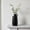 Black -10-10 Inch, variant on 6 Inch Nautical Blue Ceramic Vase for Centerpieces and Home Decor