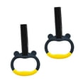 thumbnail image 3 of Almencla Gymnastics Rings Pulling Rings Comfortable Grip Fitness Equipment Body Workout Bar Attachment Bearing Capacity 400kg Gym, 3 of 7
