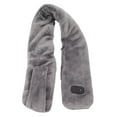 thumbnail image 2 of USB Heating Scarf, Heated Neck Pad Skin Friendly Warm Pure Color Soreness Relief  For Outdoor For Adult Dark Gray, 2 of 8