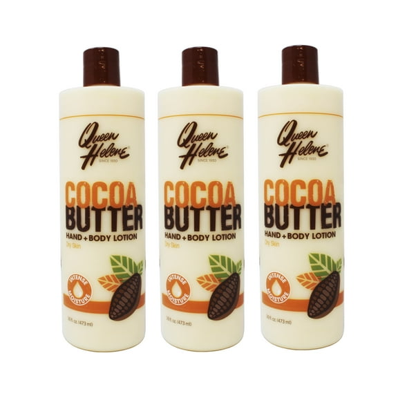 QUEEN HELENE Cocoa Butter Hand & Body Lotion 16 oz (Pack of 3)