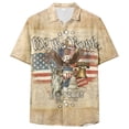 thumbnail image 5 of Yindaity Patriotic T Shirts for Men USA Fighter Jet Patriotic T-Shirt(Khaki,5XL), 5 of 6