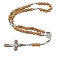 thumbnail image 3 of PEIBang Wooden Rosary Beads Catholic for Men,Wooden Bead and Cross for Christian Gift, 3 of 3